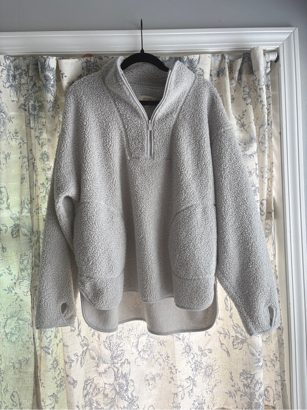 Haven Well Within 1/4 Zip Curly Sherpa Pullover Jacket